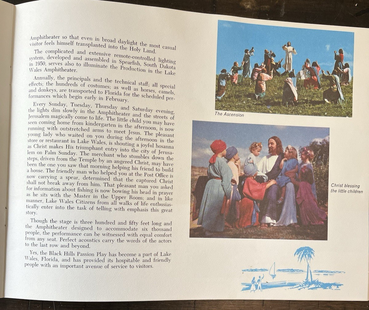 Vintage Black Hills SD Passion Play Booklet Meier Postcards Mt. Rushmore LOT