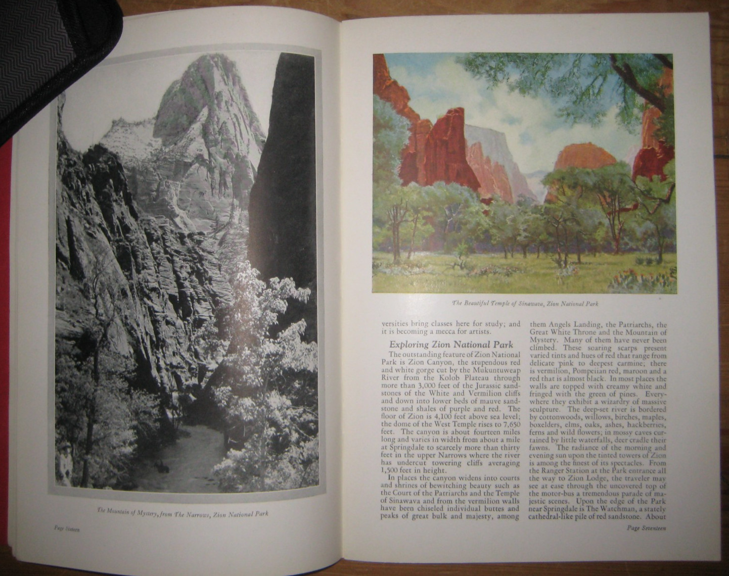 1929, View Book, Zion, Bryce, Grand Canyon, National Parks, North Western RR