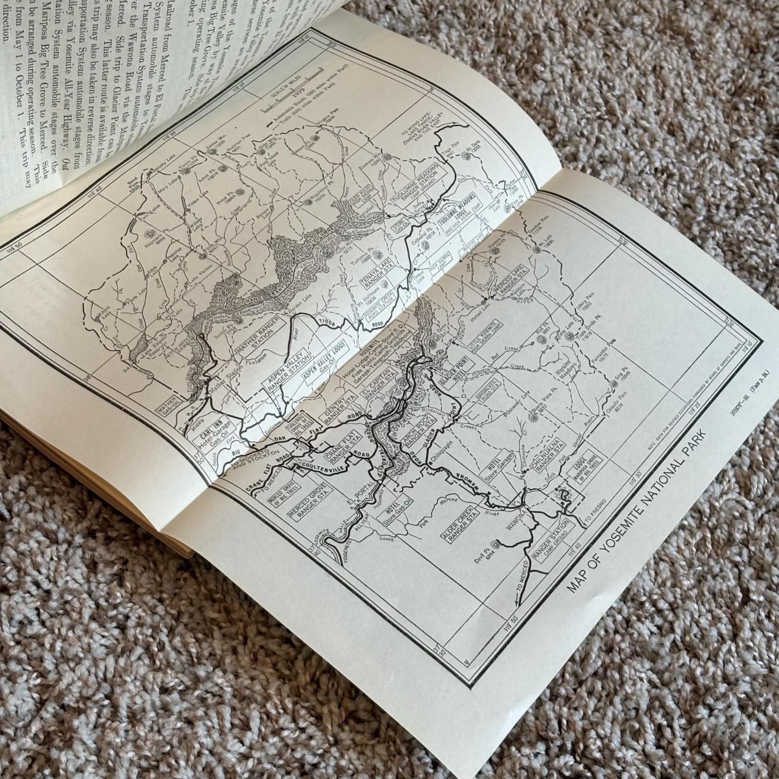 1930s Yellowstone Circular Guidebook Set Wyoming California Vtg Ephemera RARE