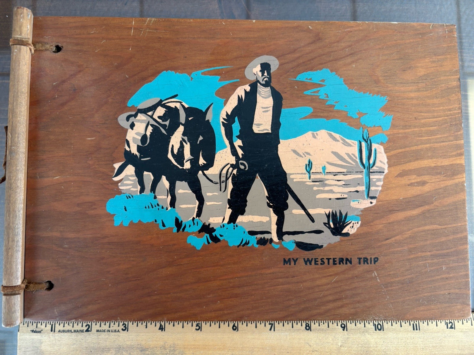 “My Western Trip” National Park 1940 Travel Journal with Postcards & Photos