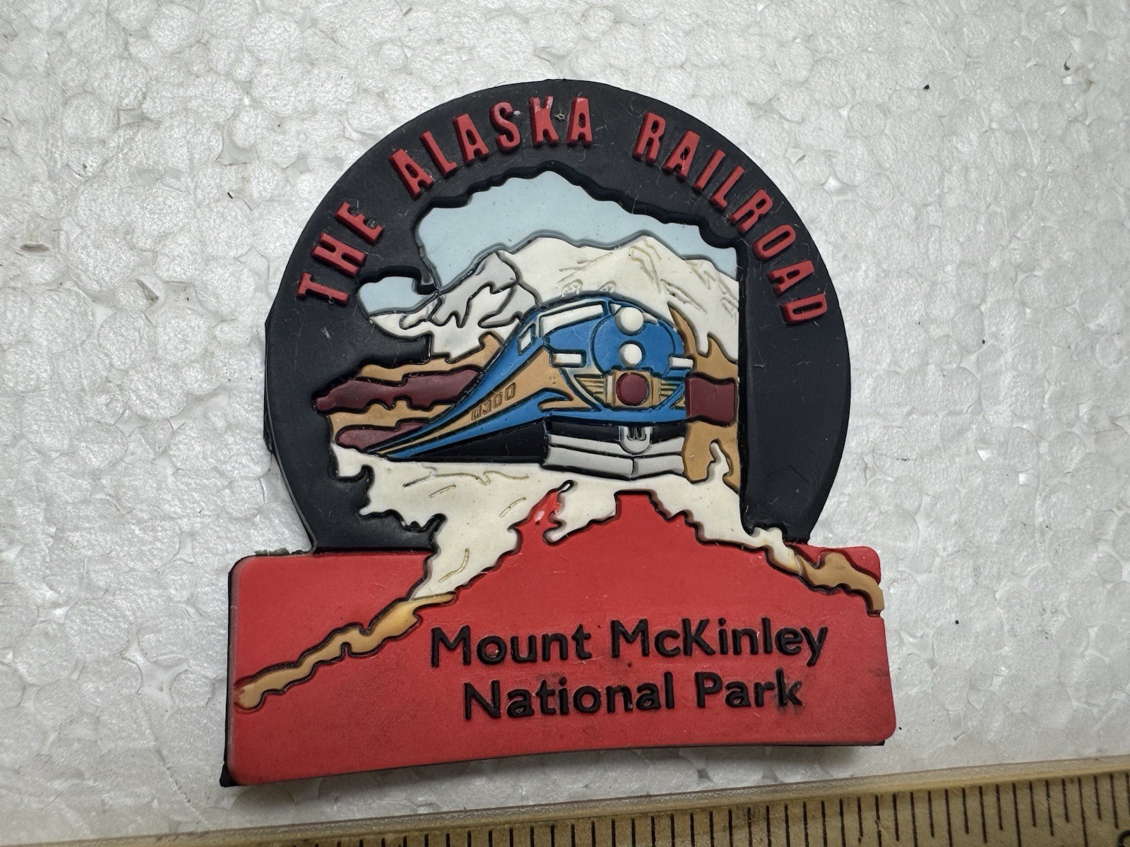 The Alaskan Railroad – Mount McKinley National Park Fridge Magnet