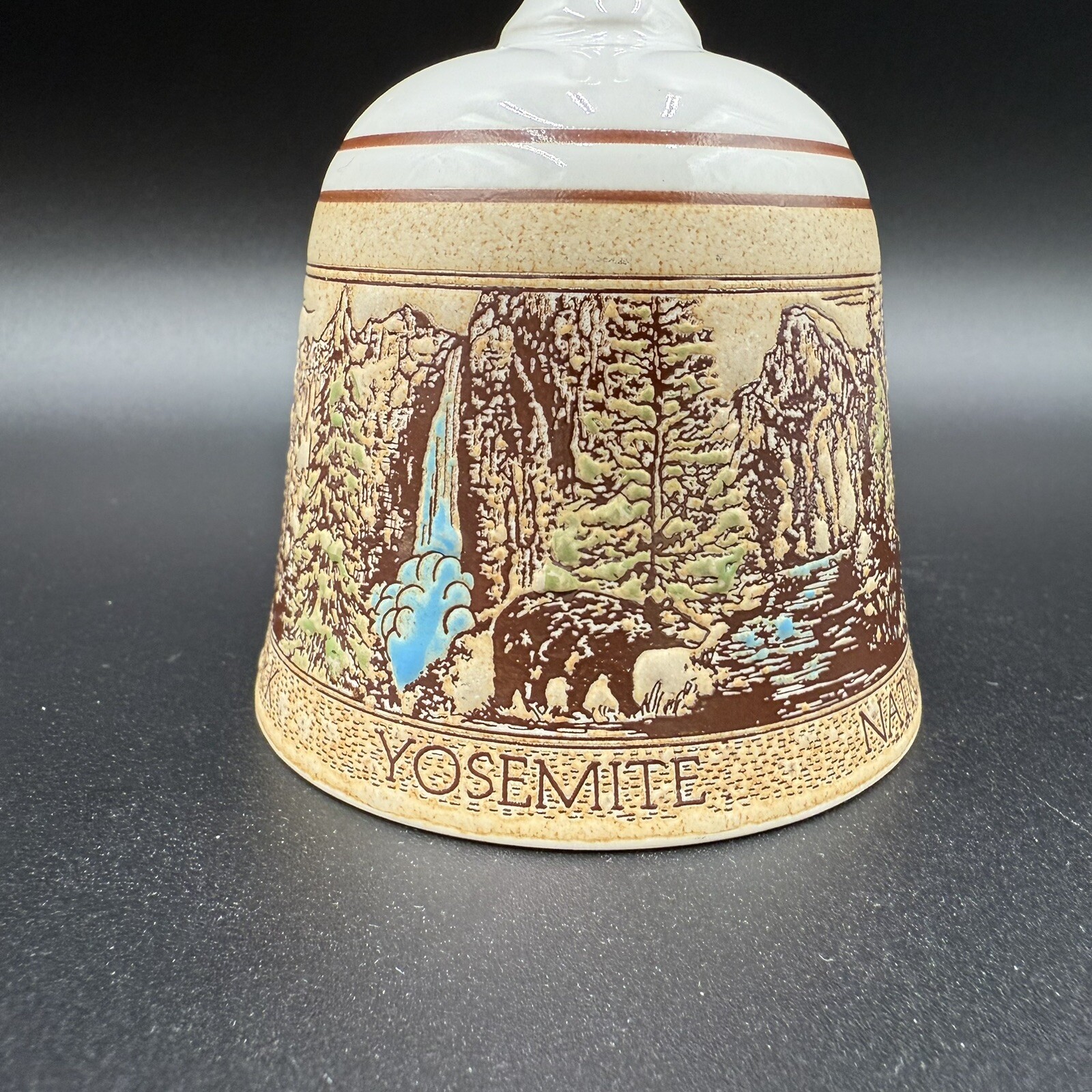 Vintage Yosemite National Park Ceramic Bell Souvenir Travel Collectible