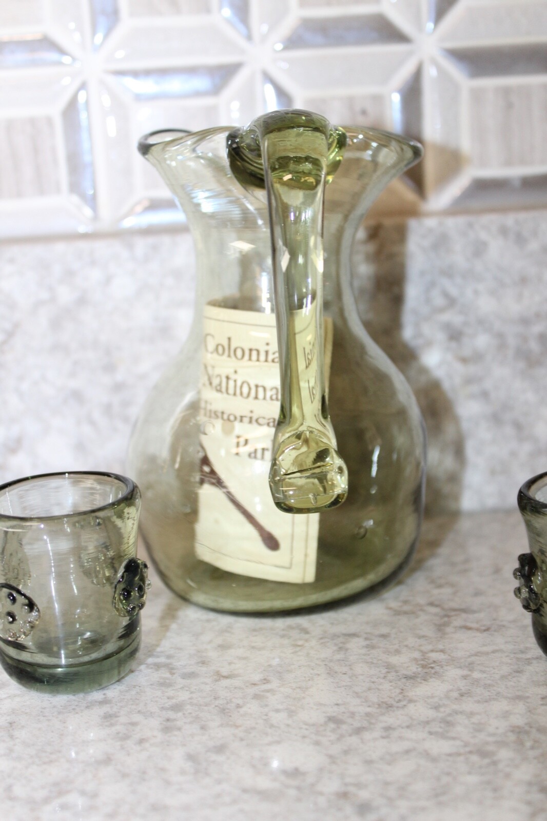 Mini Pitcher Colonial National park Green 5 Inch