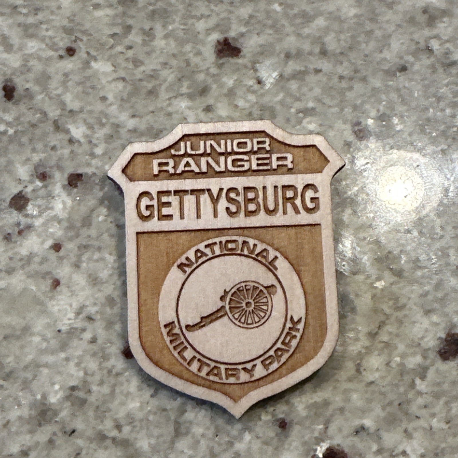 Gettysburg National Military Park Junior Ranger Badge Civil War Pin NPS