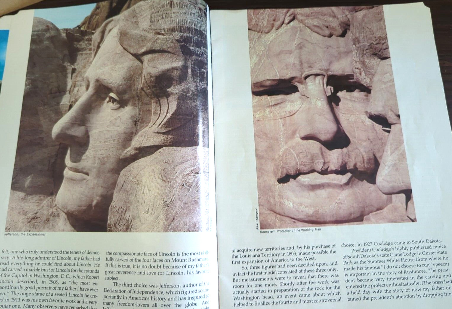 Mount Rushmore, The Story Behind the Scenery Photos, VTG, 1st Print, 1977