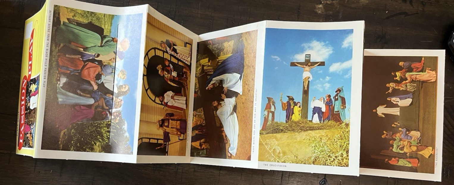 Vintage Black Hills SD Passion Play Booklet Meier Postcards Mt. Rushmore LOT