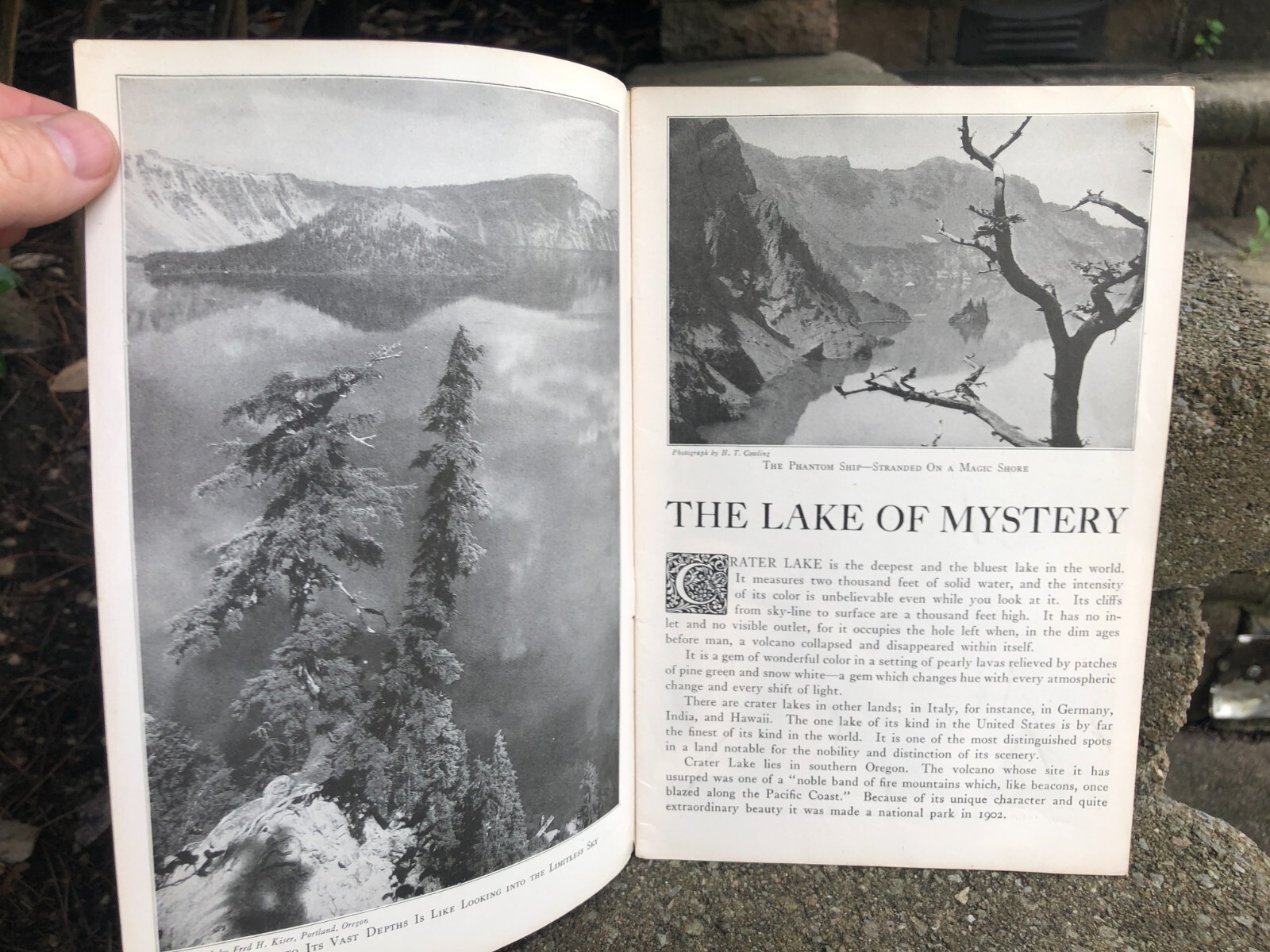 1930’s Crater Lake National Park -US Dept. of Interior- Booklet