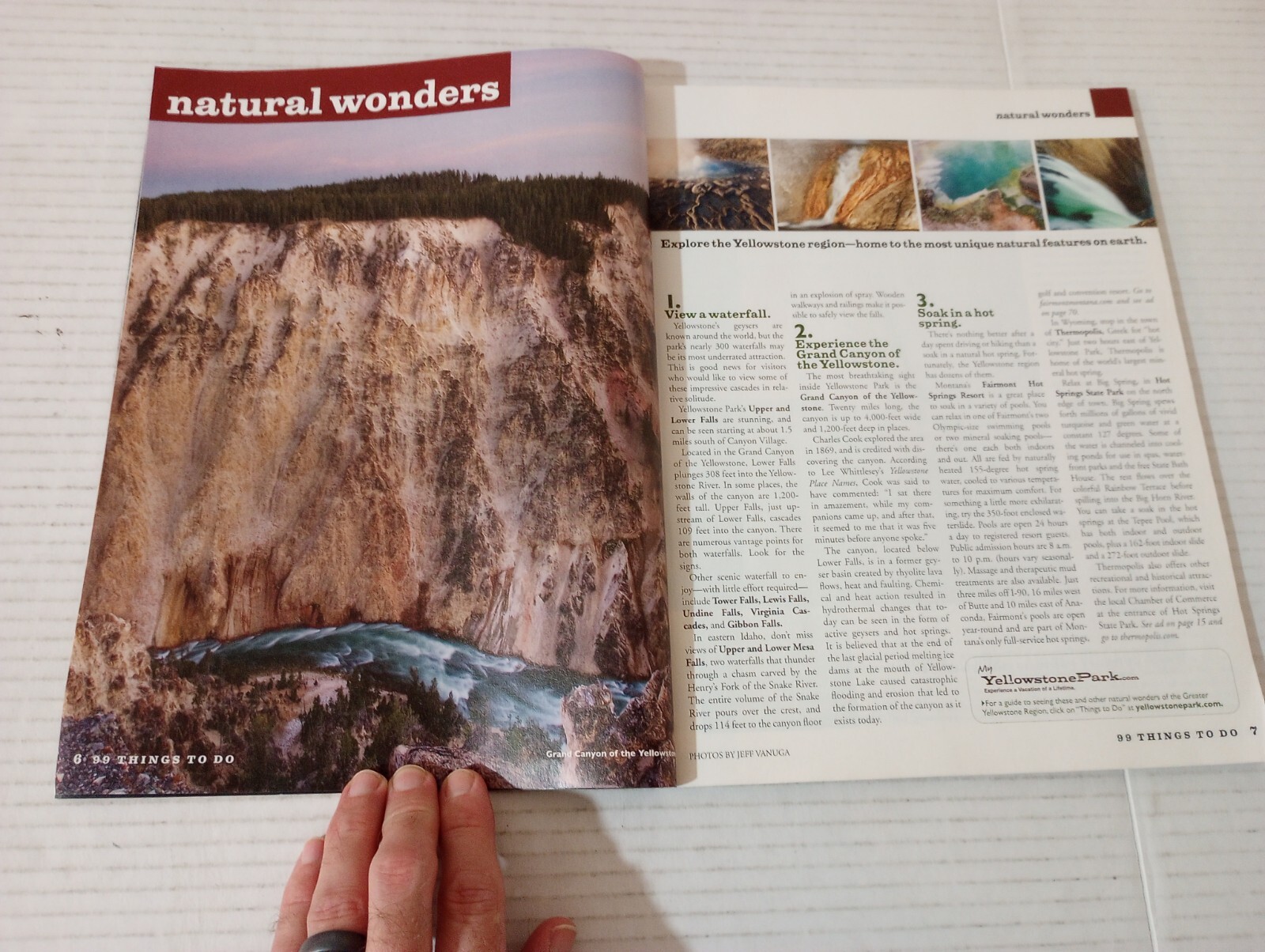 99 Things To Do In Yellowstone Country 2010 Vacation Guide Travel Brochure