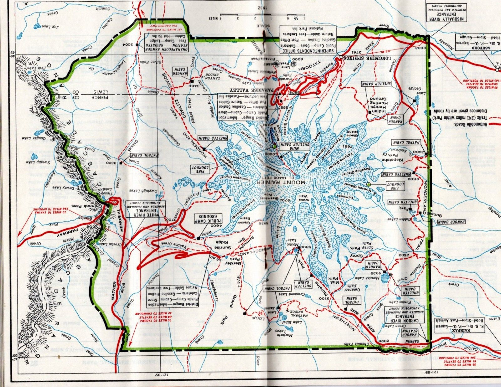 Pamphlet, MOUNT RAINIER NATIONAL PARK, WASHINGTON, U.S. Dept. of Interior, 1932
