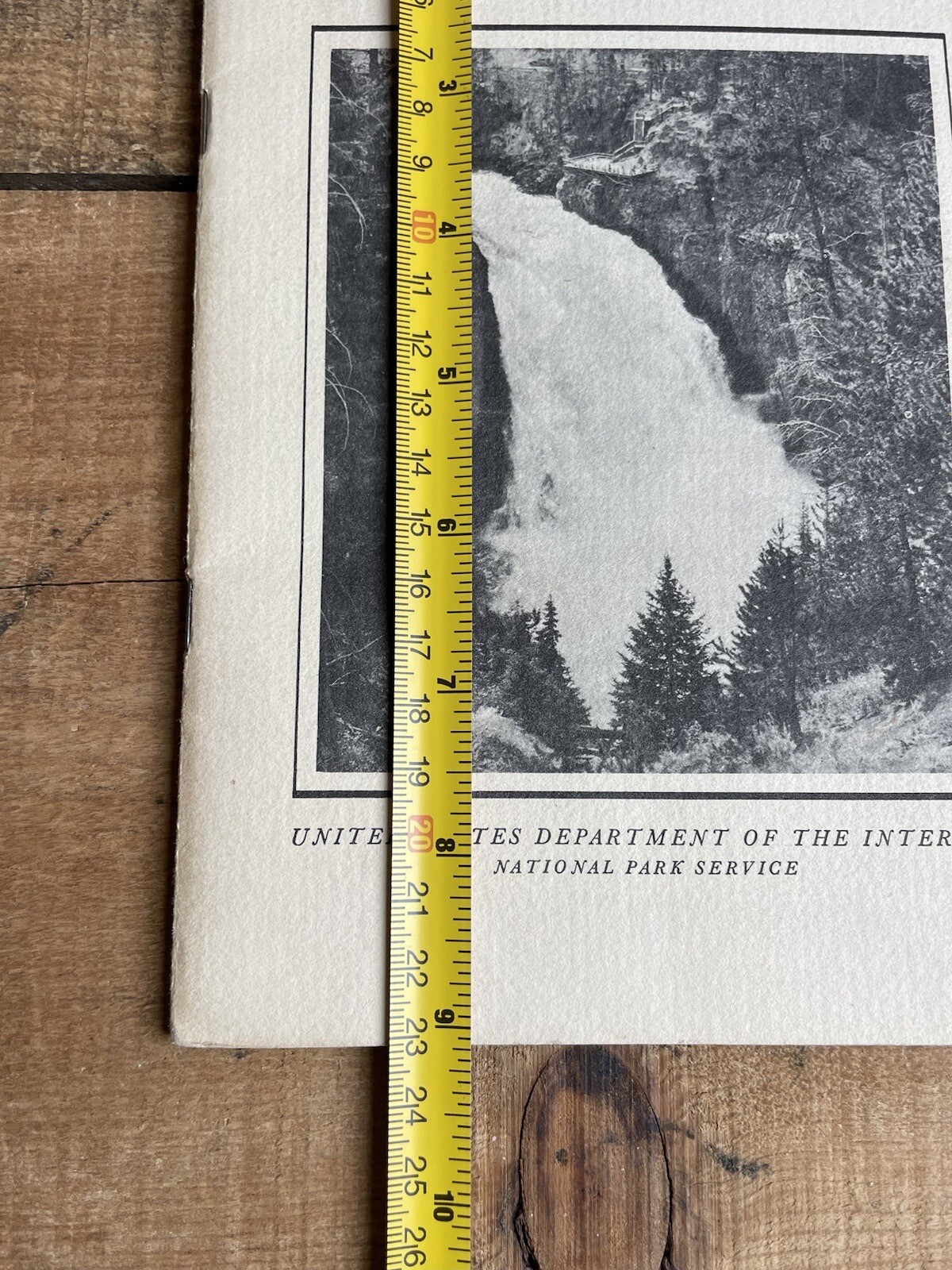 Early Vintage Yellowstone National Park Wyoming US Dept Of The Interior Brochure