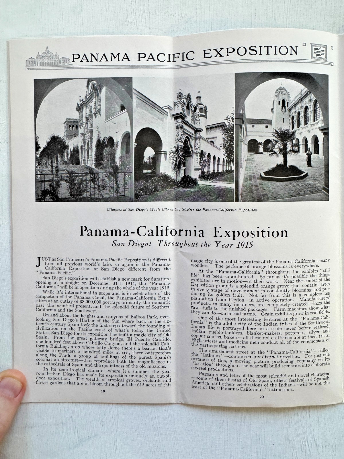 Amazing 1915 Travel Brochure Glacier National Park – Panama Pacific Expo Issue