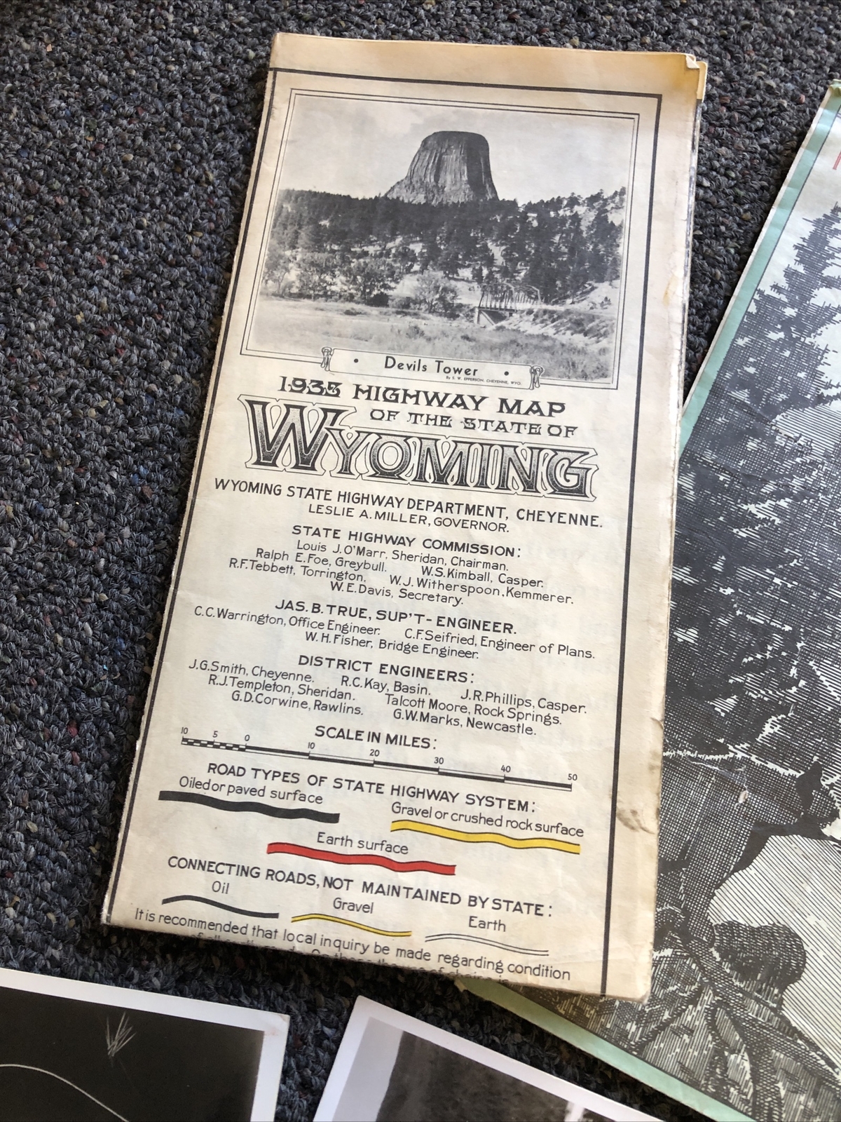 Vintage 1930’s National Parks Yellowstone Grand Teton Wind Cave Ephemera Lot 36