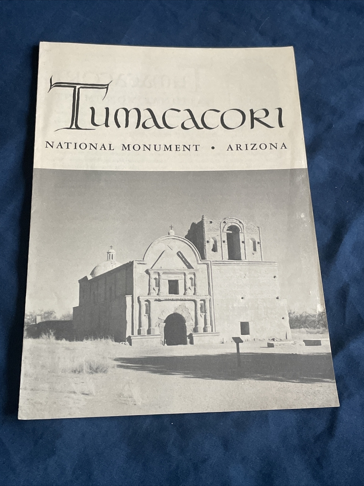 Vintage 1956 Tumacacori National Monument Brochure Pamphlet Map Guide Info AZ