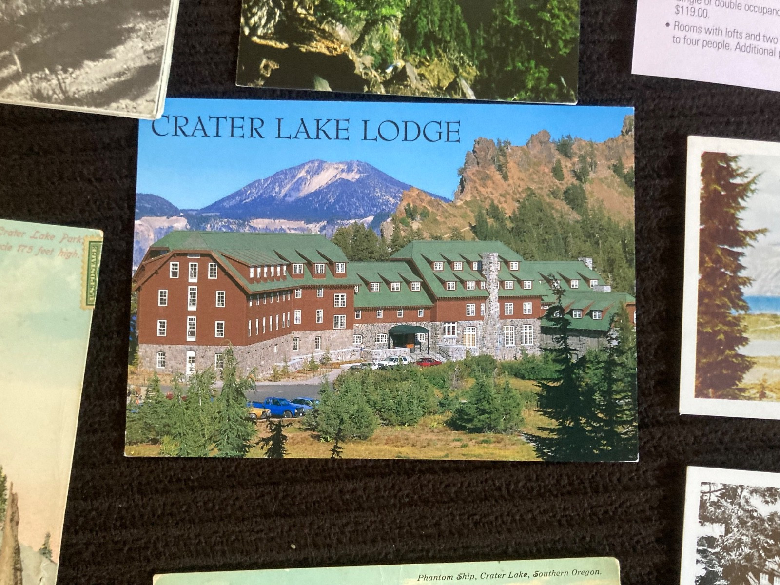 Lot of 17 Crater Lake National Park Postcards Brochures Guides
