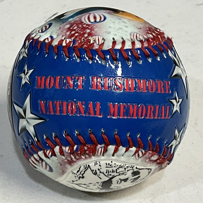 Mount Rushmore National Memorial Souvenir Baseball