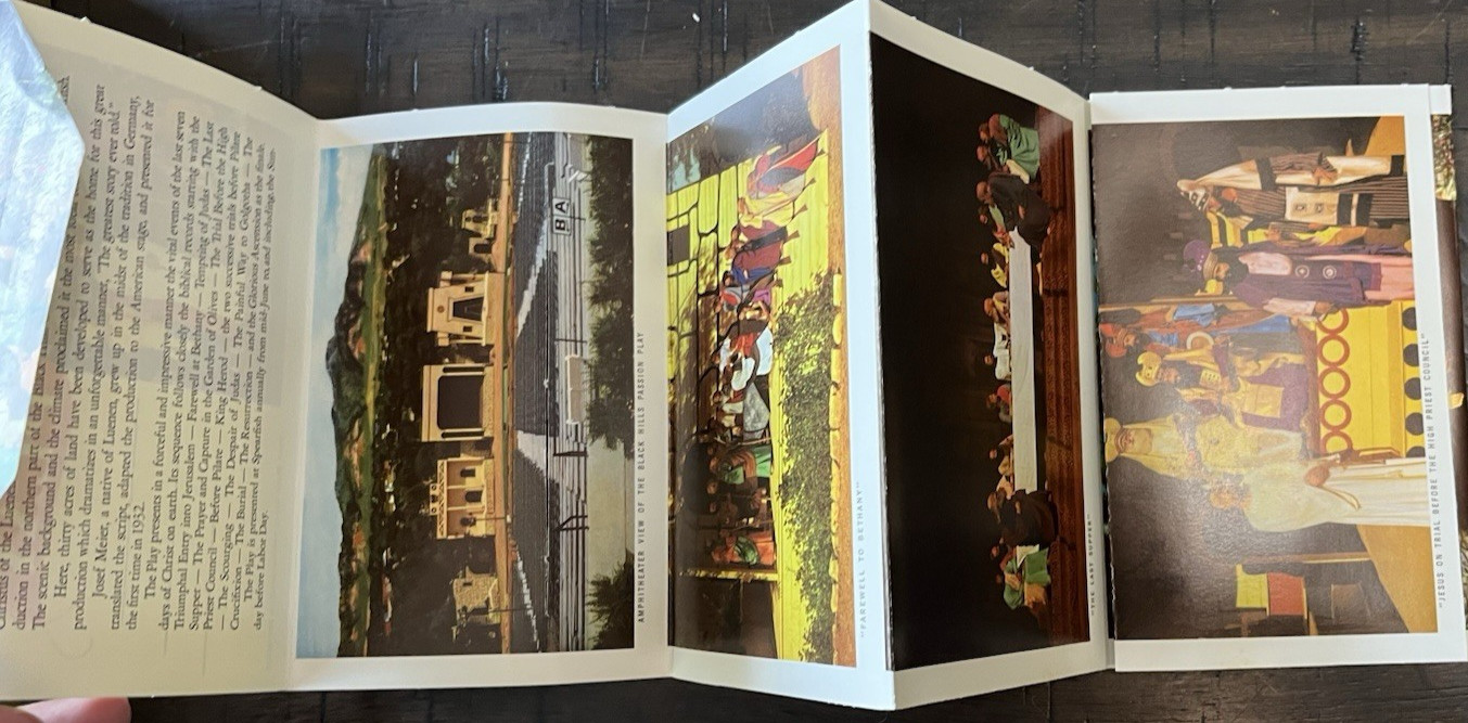Vintage Black Hills SD Passion Play Booklet Meier Postcards Mt. Rushmore LOT