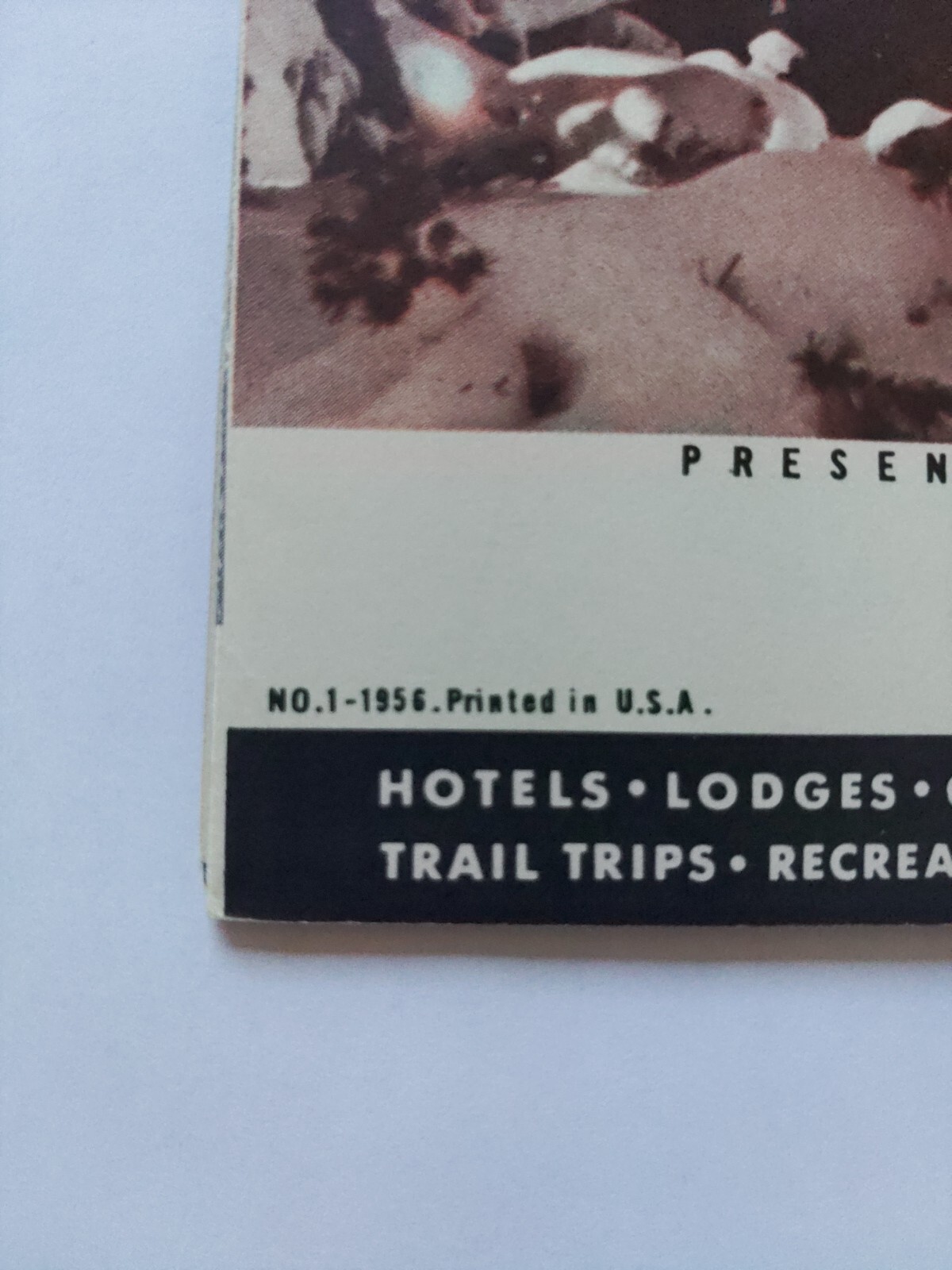 Vintage 1956 Grand Canyon Pamphlet