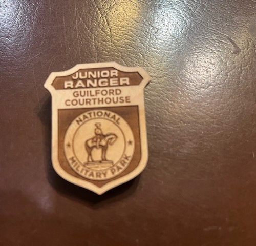 Guilford Courthouse National Military Park – NPS Junior Ranger Badge