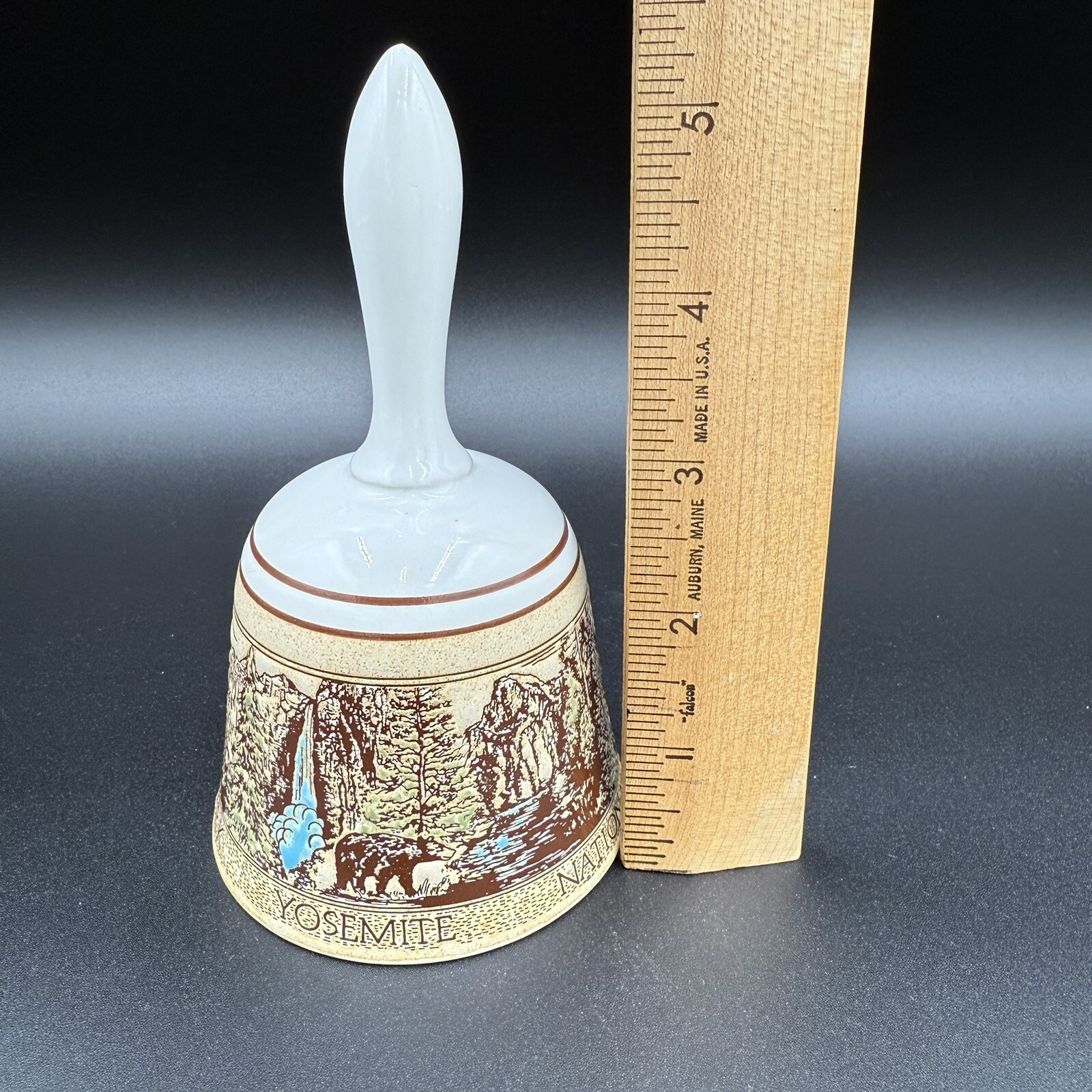 Vintage Yosemite National Park Ceramic Bell Souvenir Travel Collectible