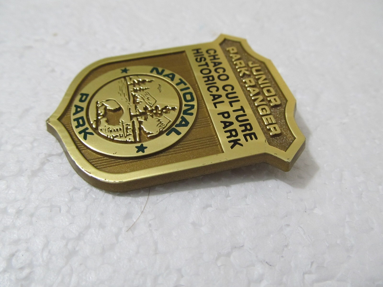 CHACO CULTURE HISTORICAL PARK National Junior Ranger Plastic Badge Pin NEWMEXICO