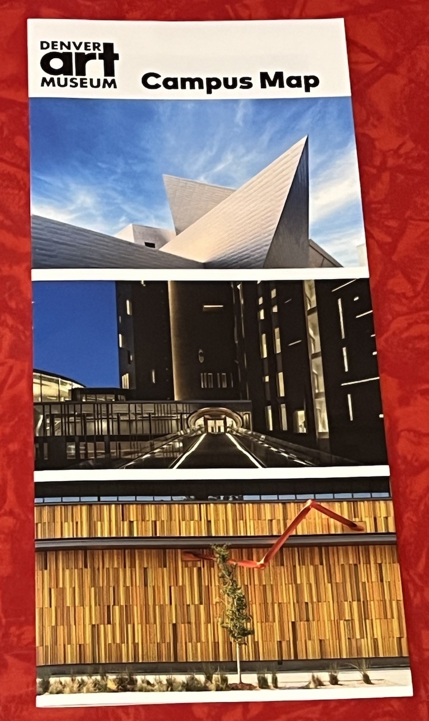 DENVER ART MUSEUM CAMPUS MAP BROCHURE & GUIDE