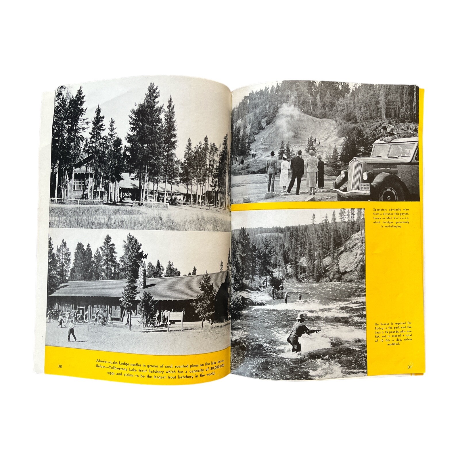 Astonishing Yellowstone – Northern Pacific/Yellowstone Park Line Booklet (1938)