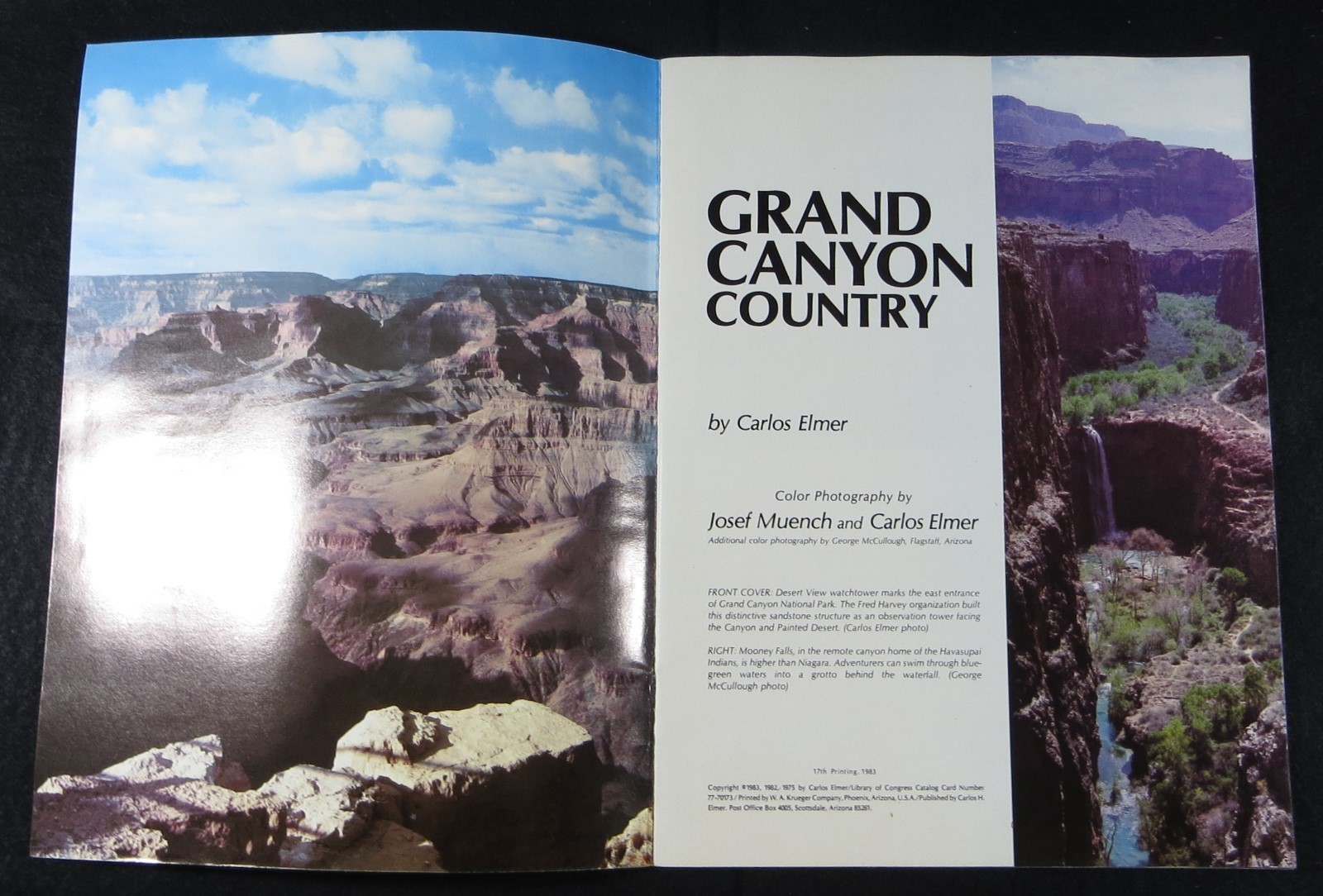 GRAND CANYON COUNTRY by Carlos Elmer 1983 Softcover Box 3
