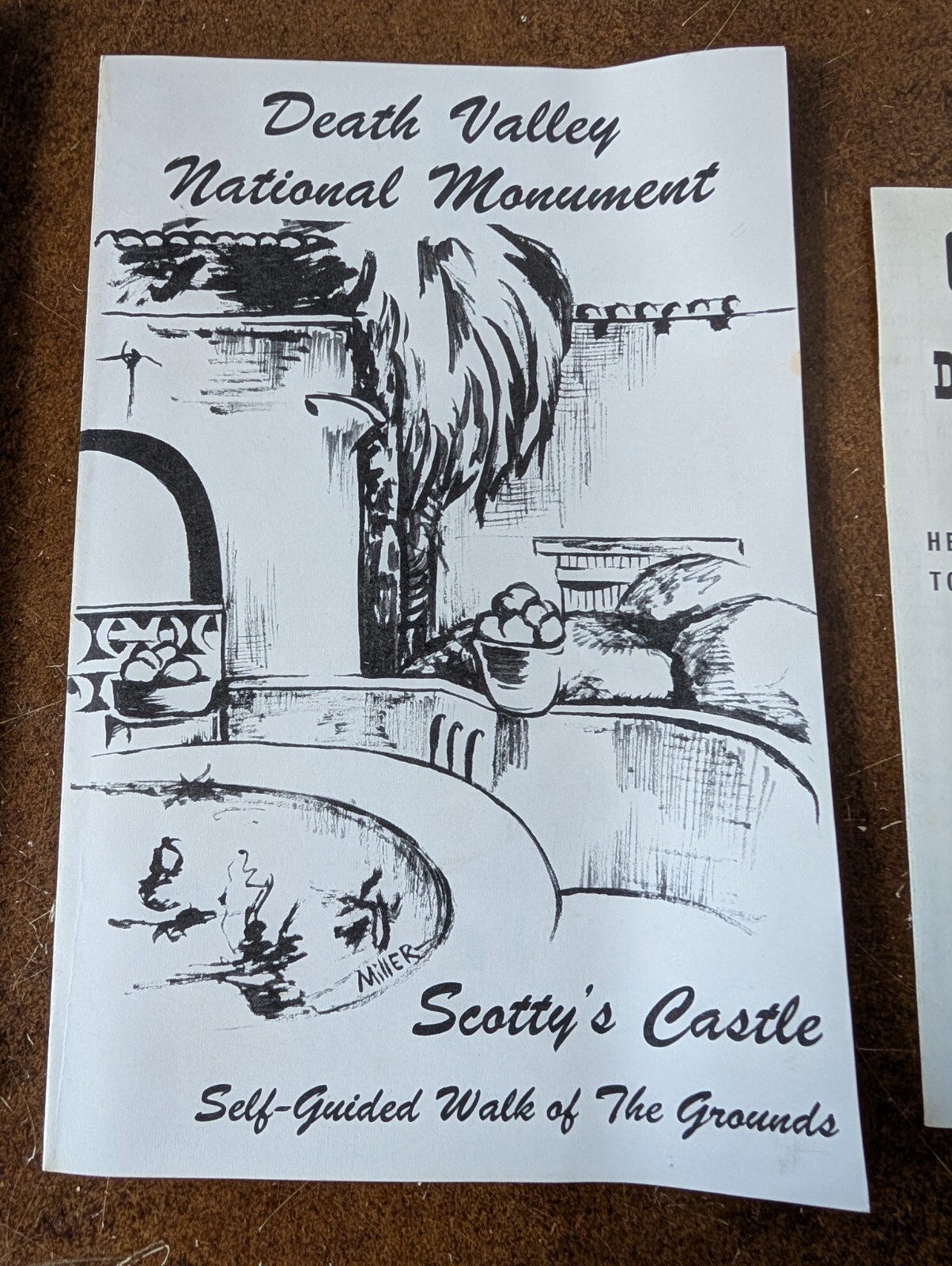 VTG 60s 70s Death Valley National Monument Scotty’s Castle Travel Park Guide