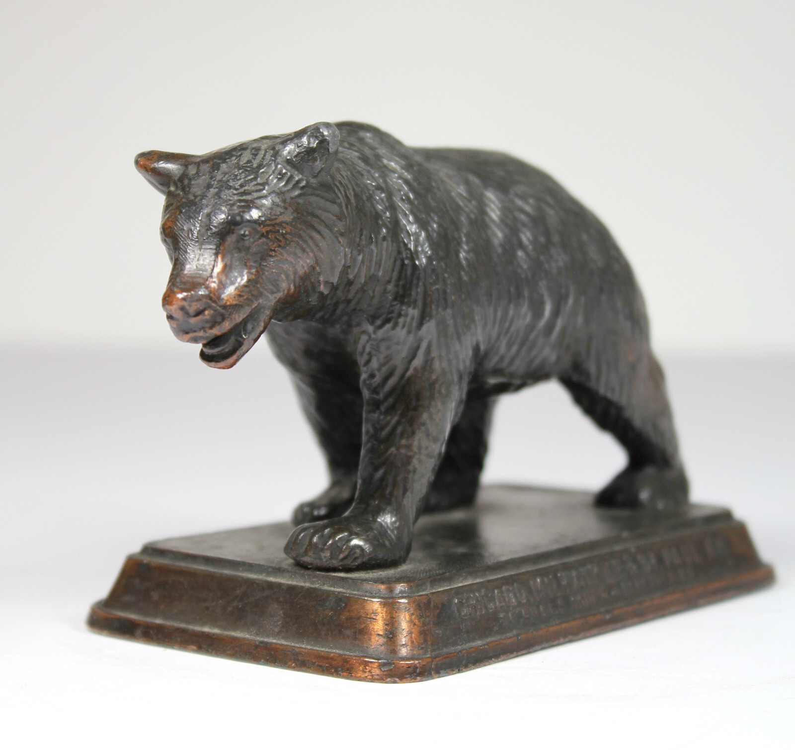 Antique YELLOWSTONE BEAR Fiqure Gallatin Gateway Railroad Souvenir Puget Sound