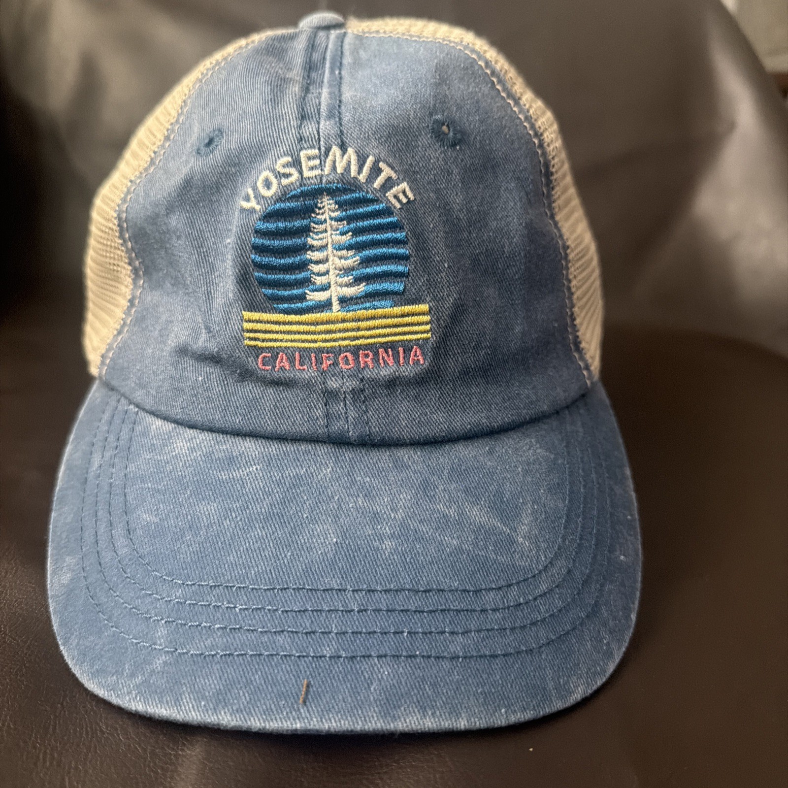 YOSEMITE NATIONAL PARK CALIFORNIA BASEBALL HAT BALL CAP TRUCKER ADJUSTABLE “NEW”