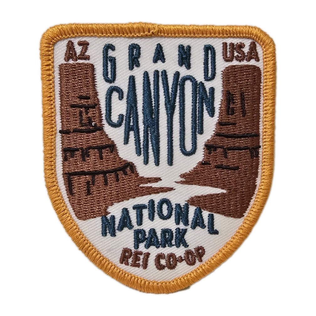 Grand Canyon National Park Iron On Patch REI 3×2.5″