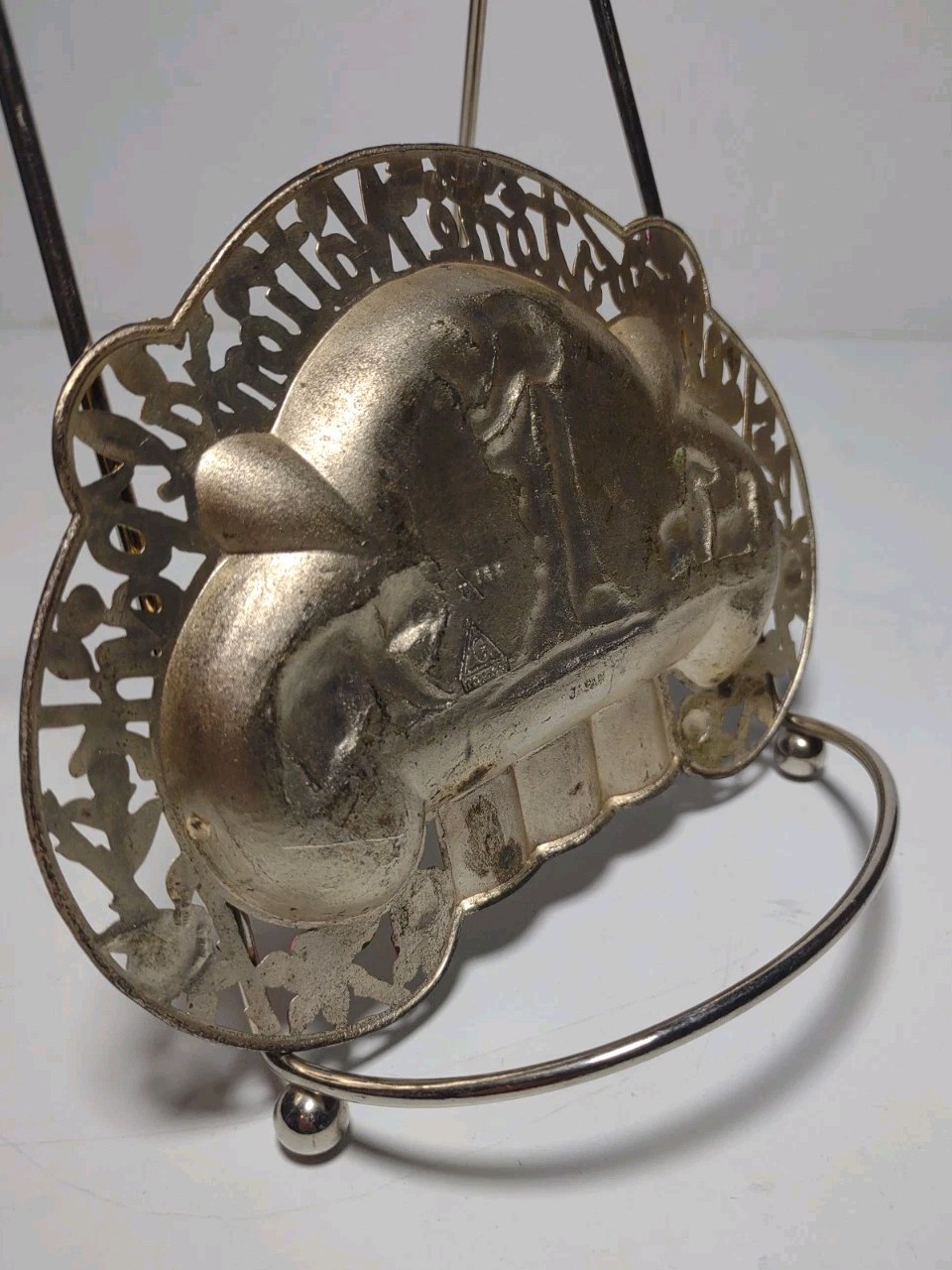 Vtg 1950-60 Yellowstone National Park Souvenir Metal Tin Ashtray G Nov Co Japan
