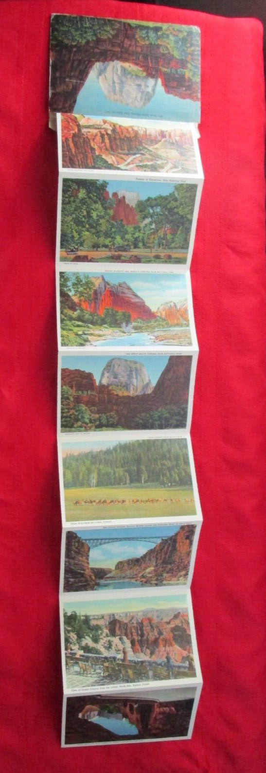 UTAH’S NATIONAL PARKS – Vintage View Folder – 1940’s