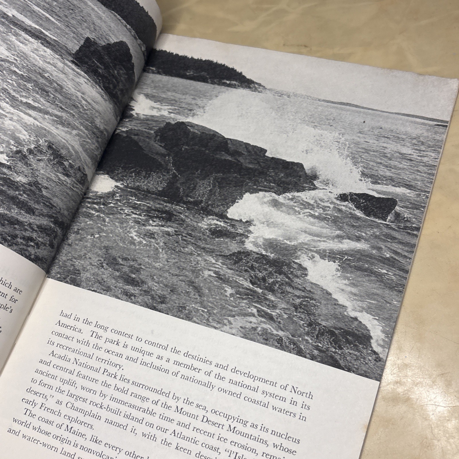 1939 Acadia National Park Maine National Park Service Guide Brochure History