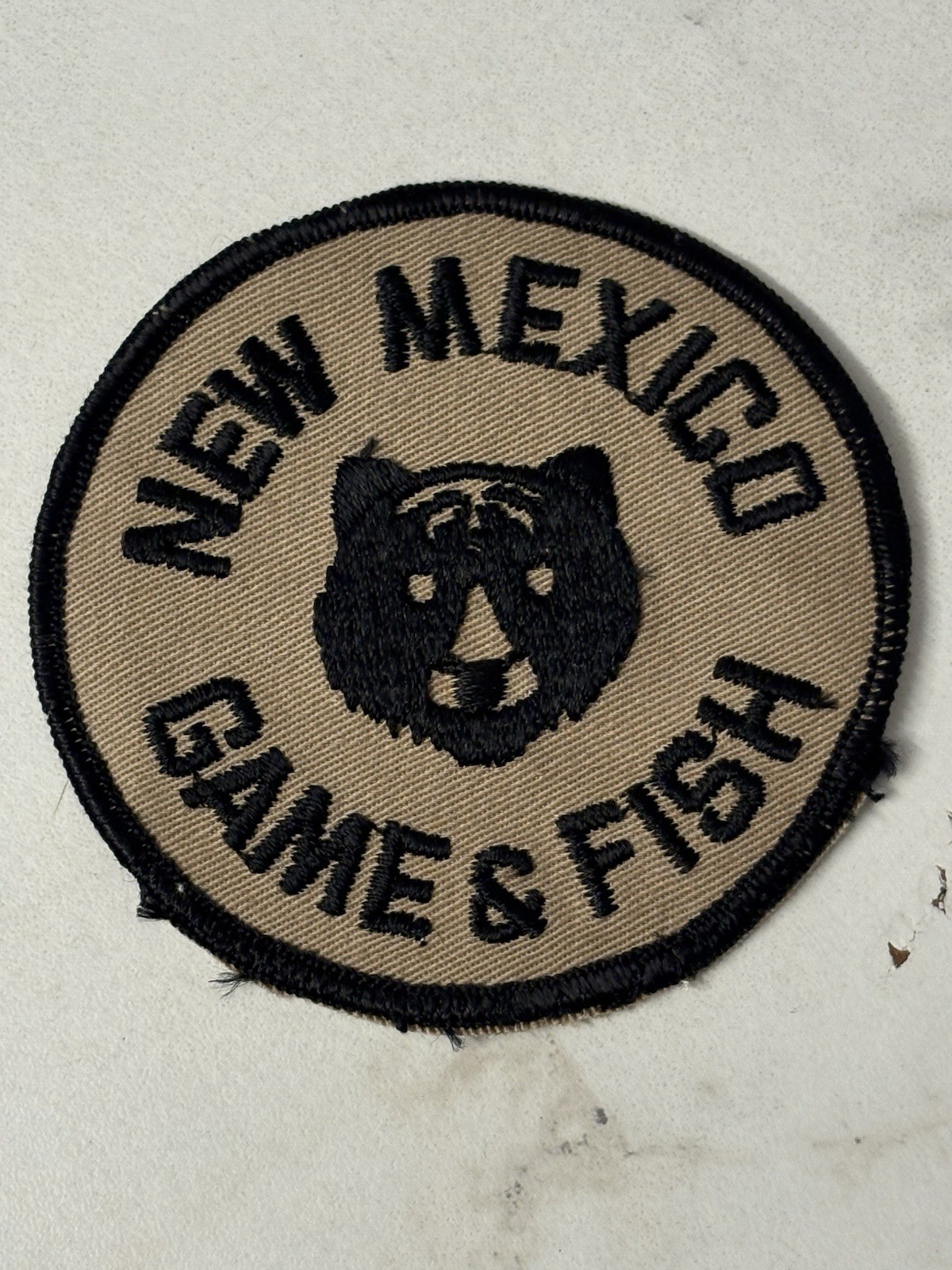 ORIGINAL🇺🇸1970s VINTAGE”New Mexico”Game And Fish Embroidered UNIFORM PATCH👀