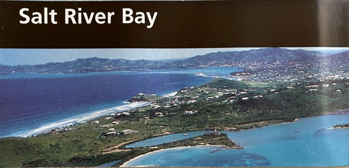 SALT RIVER BAY NHP/PRESERVE USVI NATIONAL PARK SERVICE UNIGRID BROCHURE/MAP New