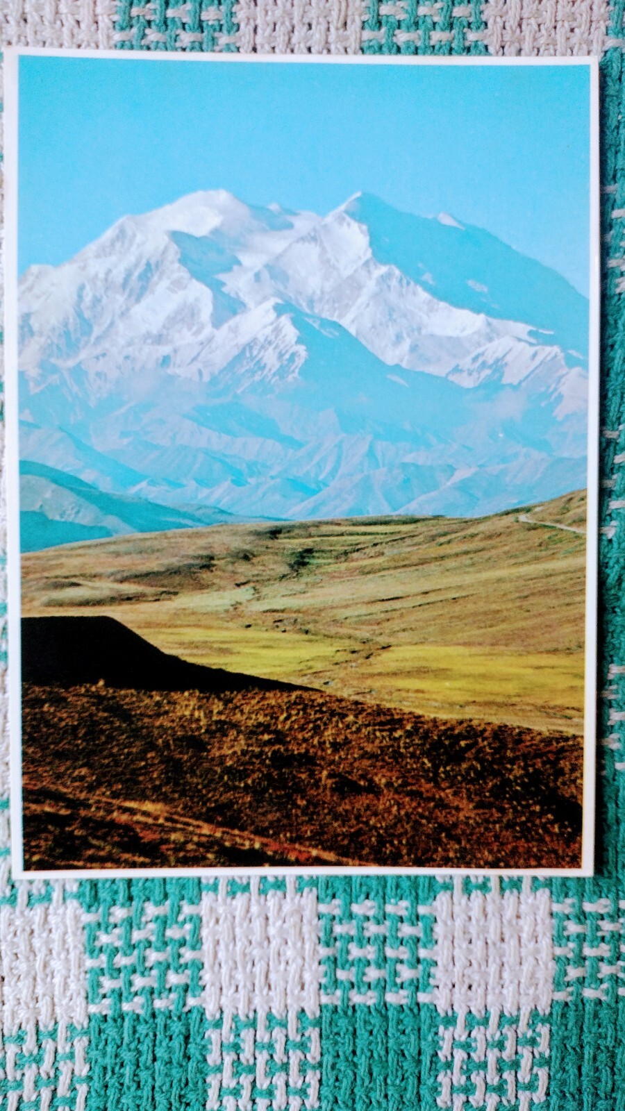 BEAUTIFUL POST CARD MT.MCKINLEY FROM STONY HILL ALASKA