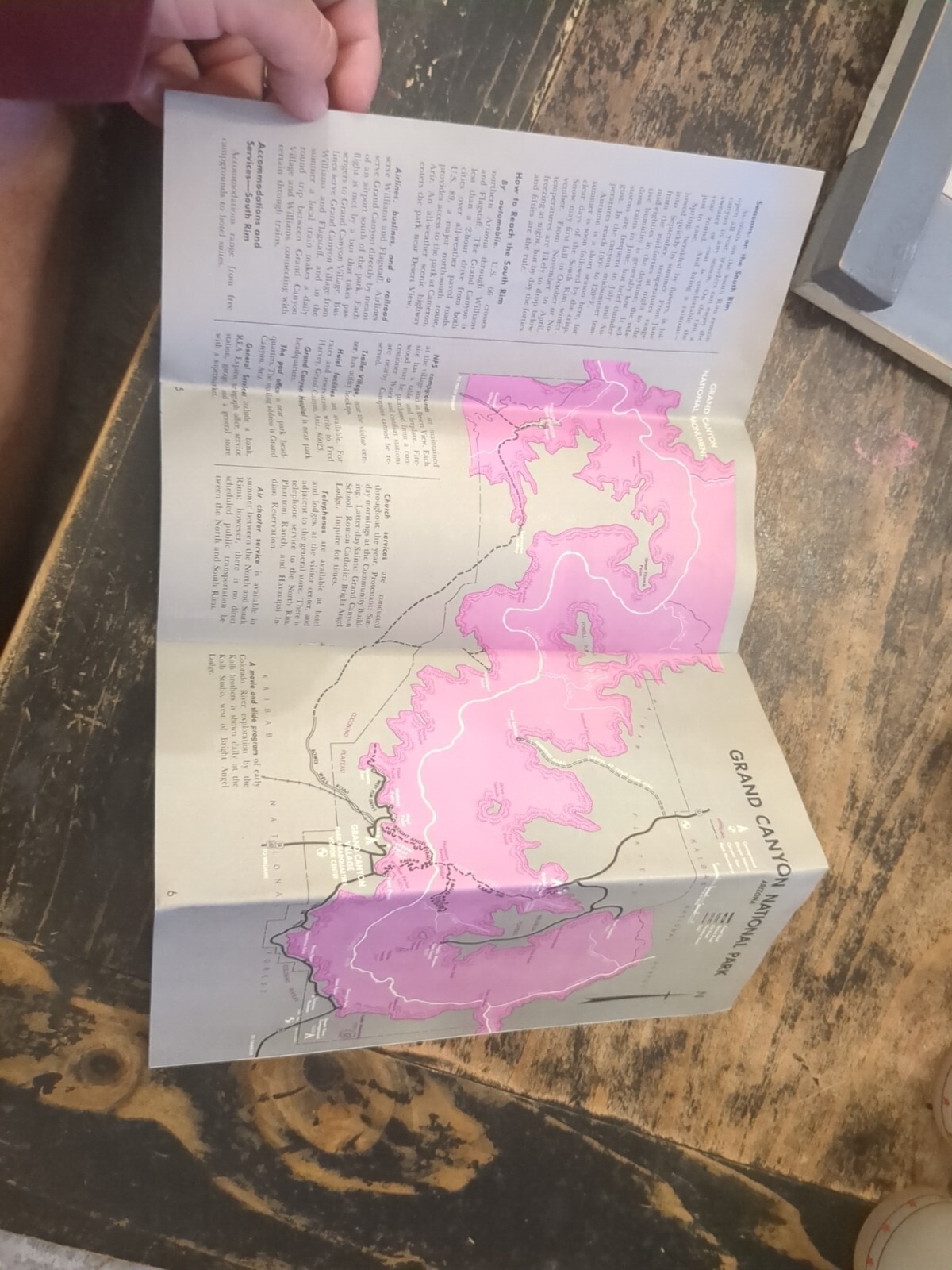 Grand Canyon National Park Arizona 1967 US Government Pamphlet