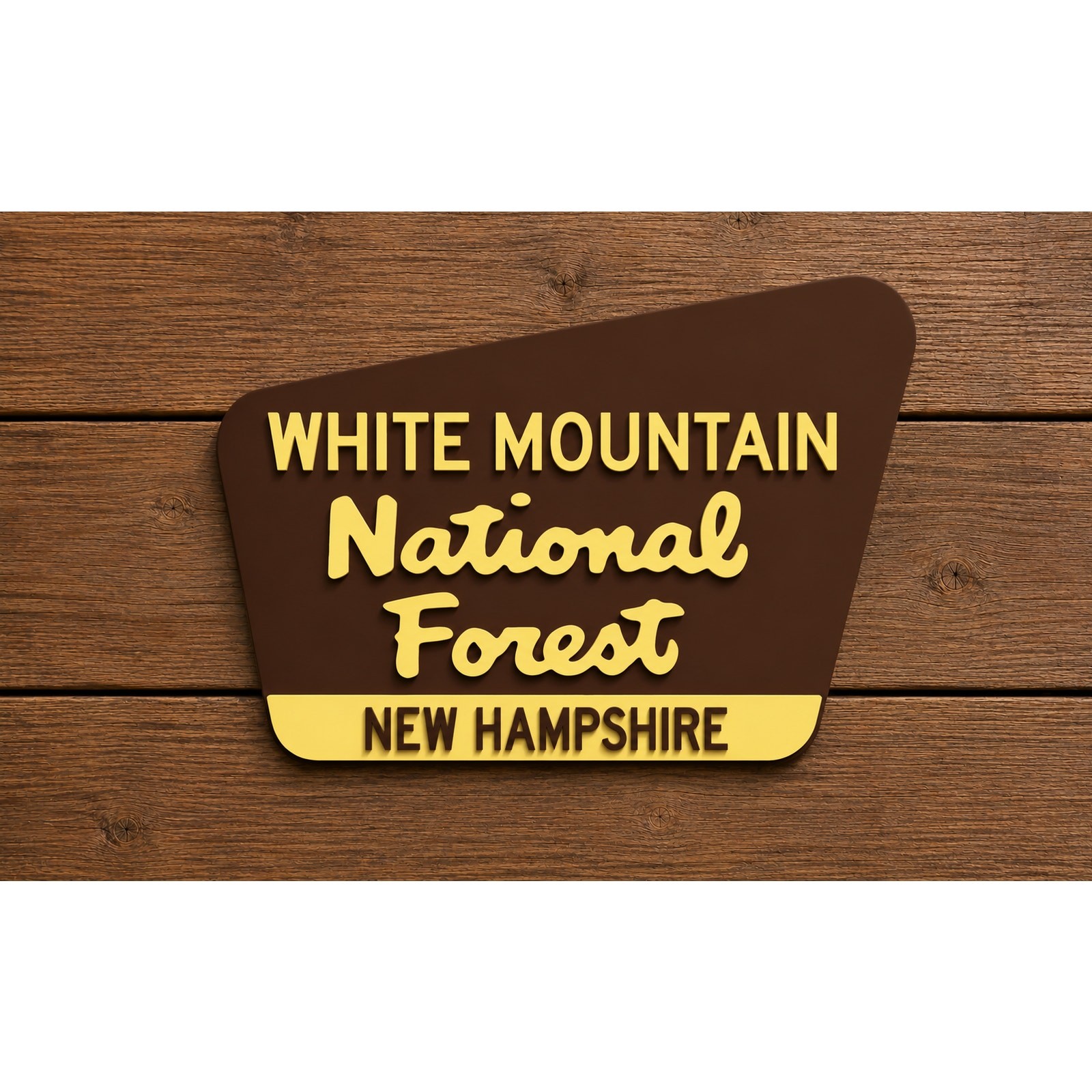 White Mountain National Forest New Hampshire Sign Hike Trail Camp Park Outdoors
