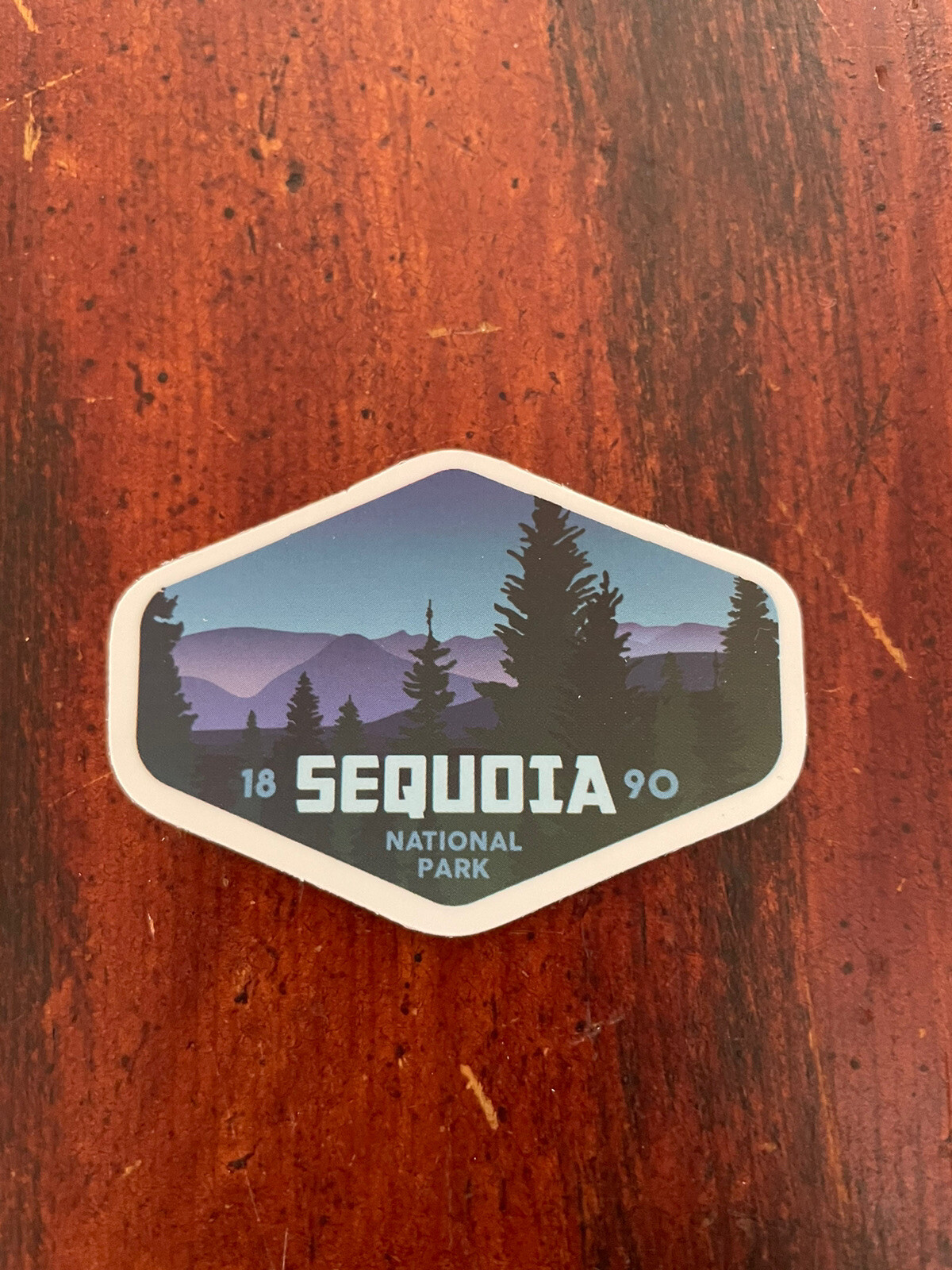 1890 Sequoia National Park Outdoor Wilderness Sticker Decal