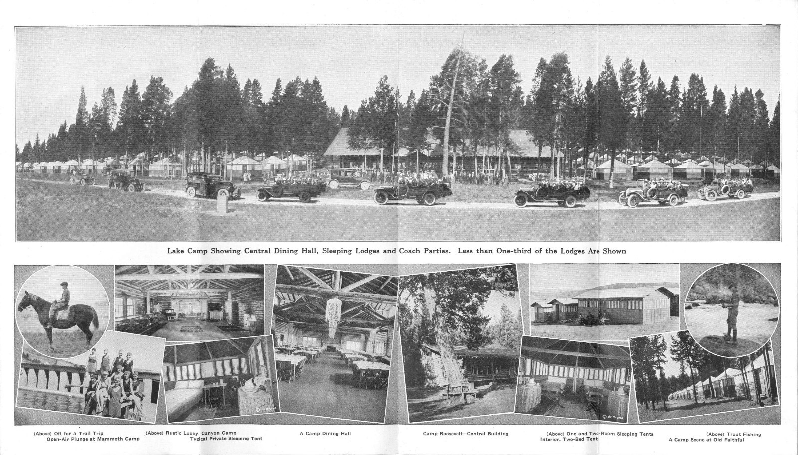Yellowstone Park Camps – Brochure – 1923, June 20 – Sept. 15 – 1923