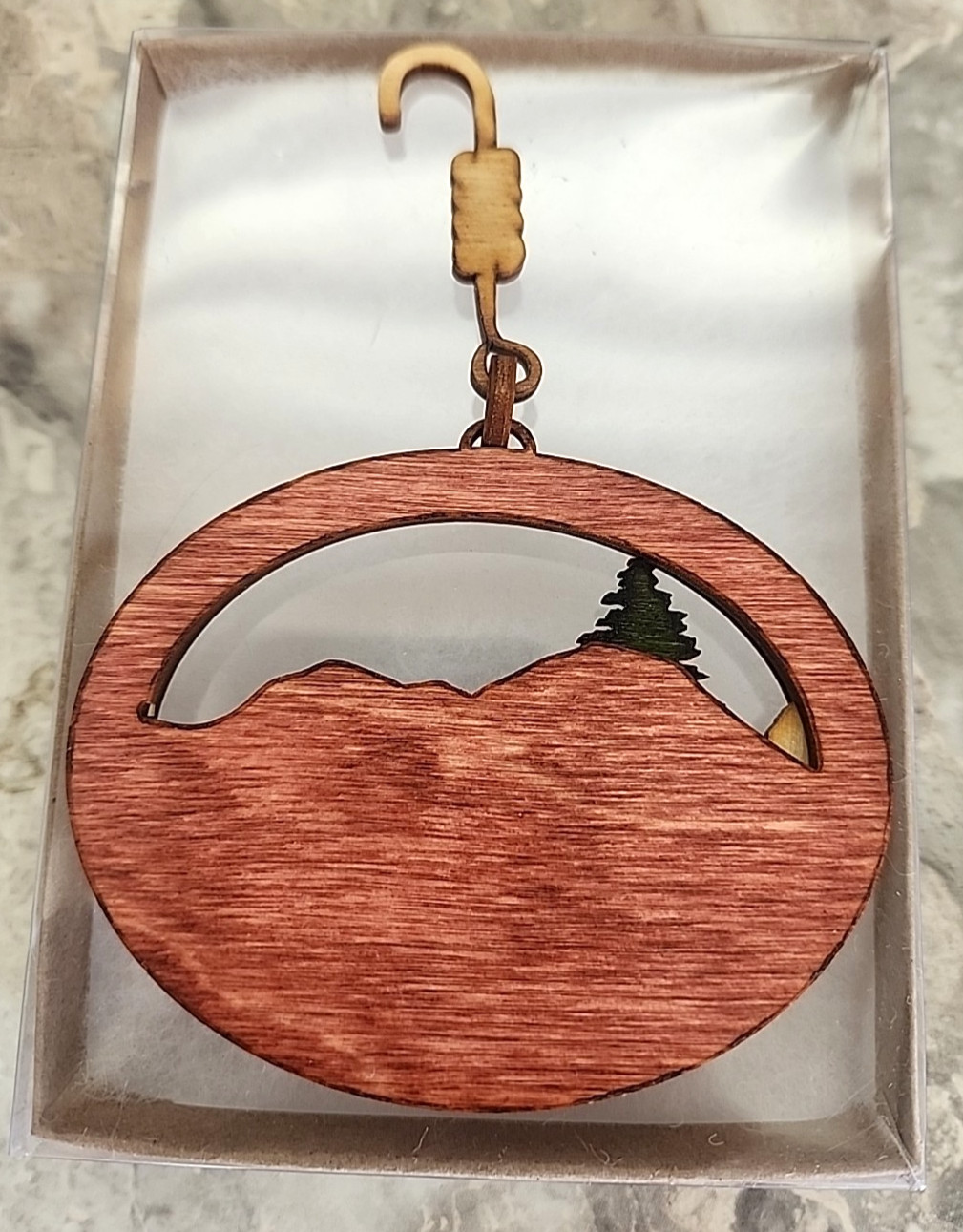 Great Smoky Mountains National Park Wood Christmas Ornament Tim Weberding Bear