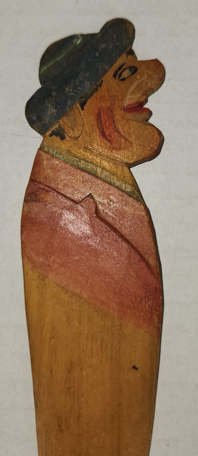 Yellowstone Park Souvenir “Anri” Handcarved Letter Opener Gypsy Woman 1930s