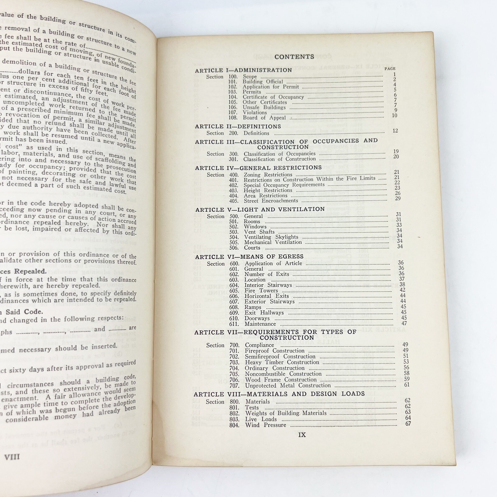 National Building Code 1949 Booklet National Board of Fire Underwriters New York