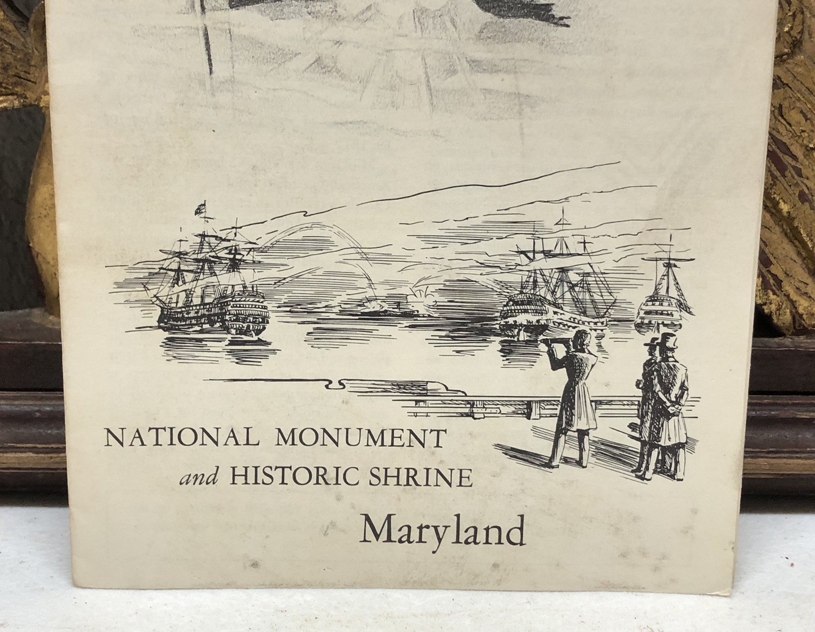 1958 Fort McHenry National Monument Brochure Pamphlet Historic Maryland Vintage