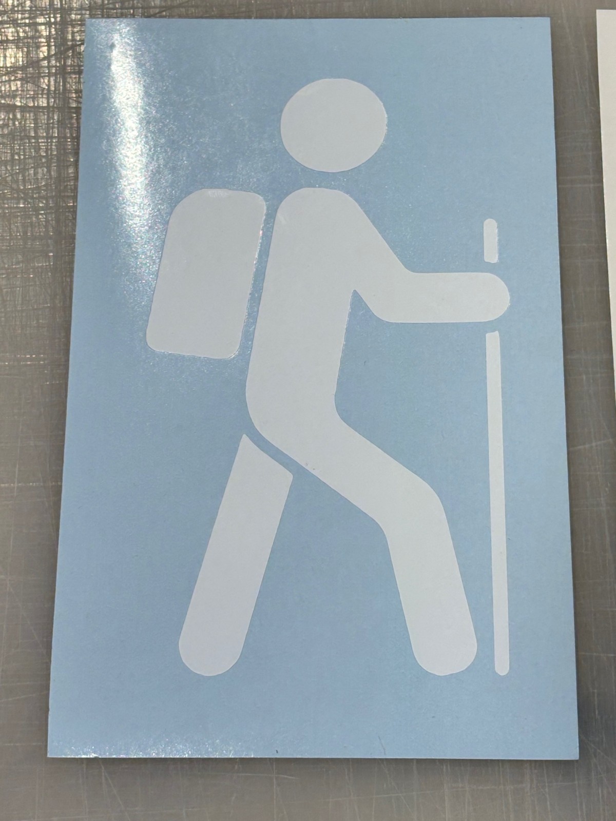 HANDMADE 10” Appalachian Trail Sign Gloss White Acrylic FREE Decal & SHIPPING