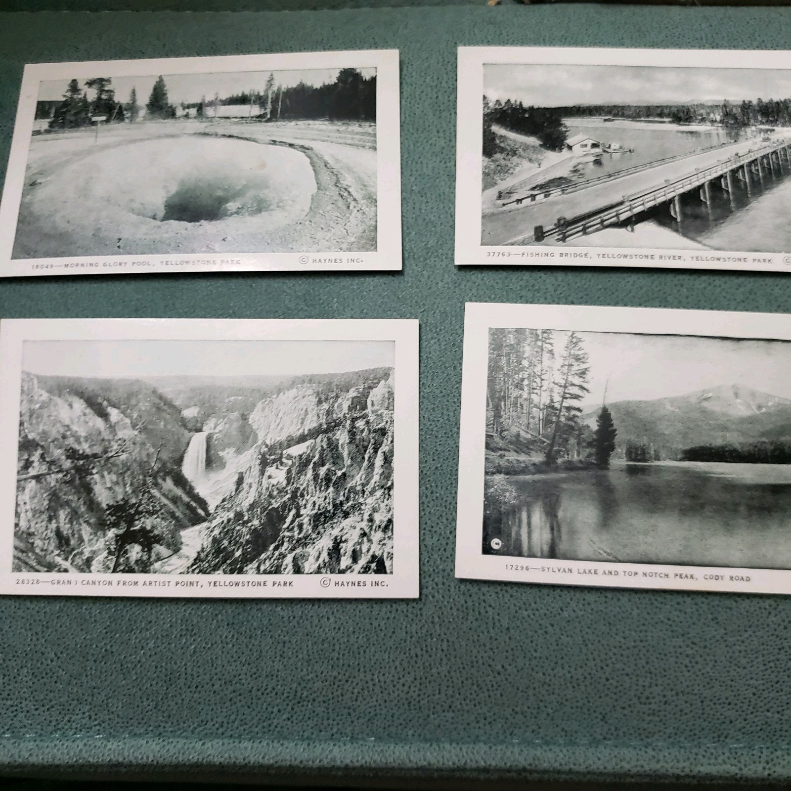 Vintage 1930s Yellowstone Souvenir Views Packet Haynes Studio 20 Photos Complete