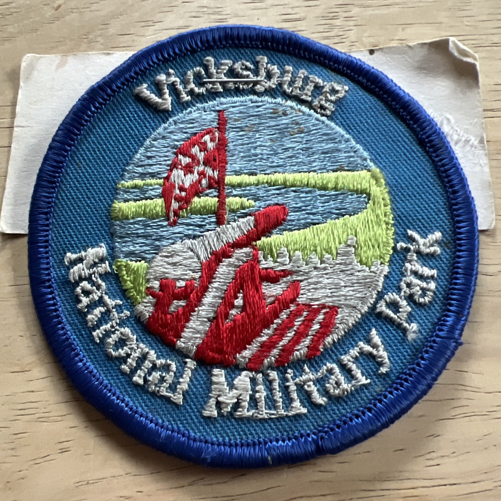 vintage Vicksburg national military park patch in Eastern National