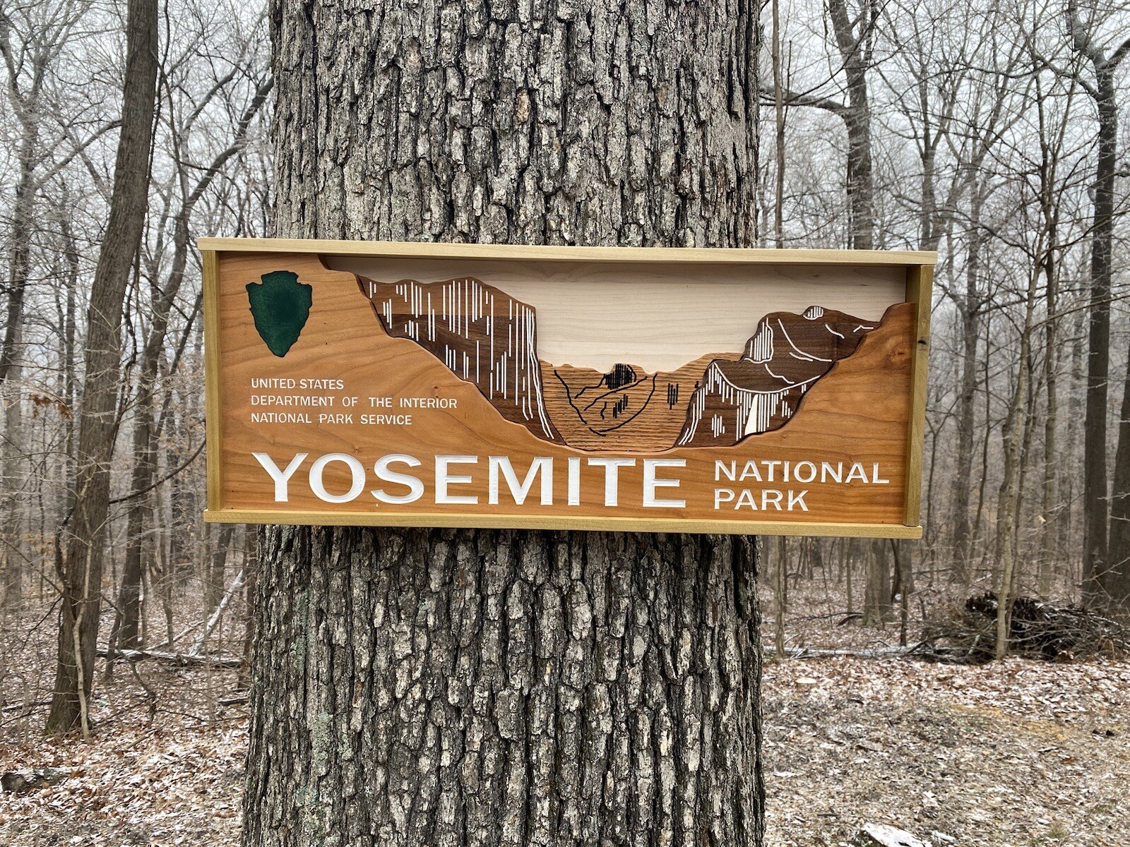 Yosemite National Park Wall Décor California CA Deluxe Entrance Sign Replica 28″