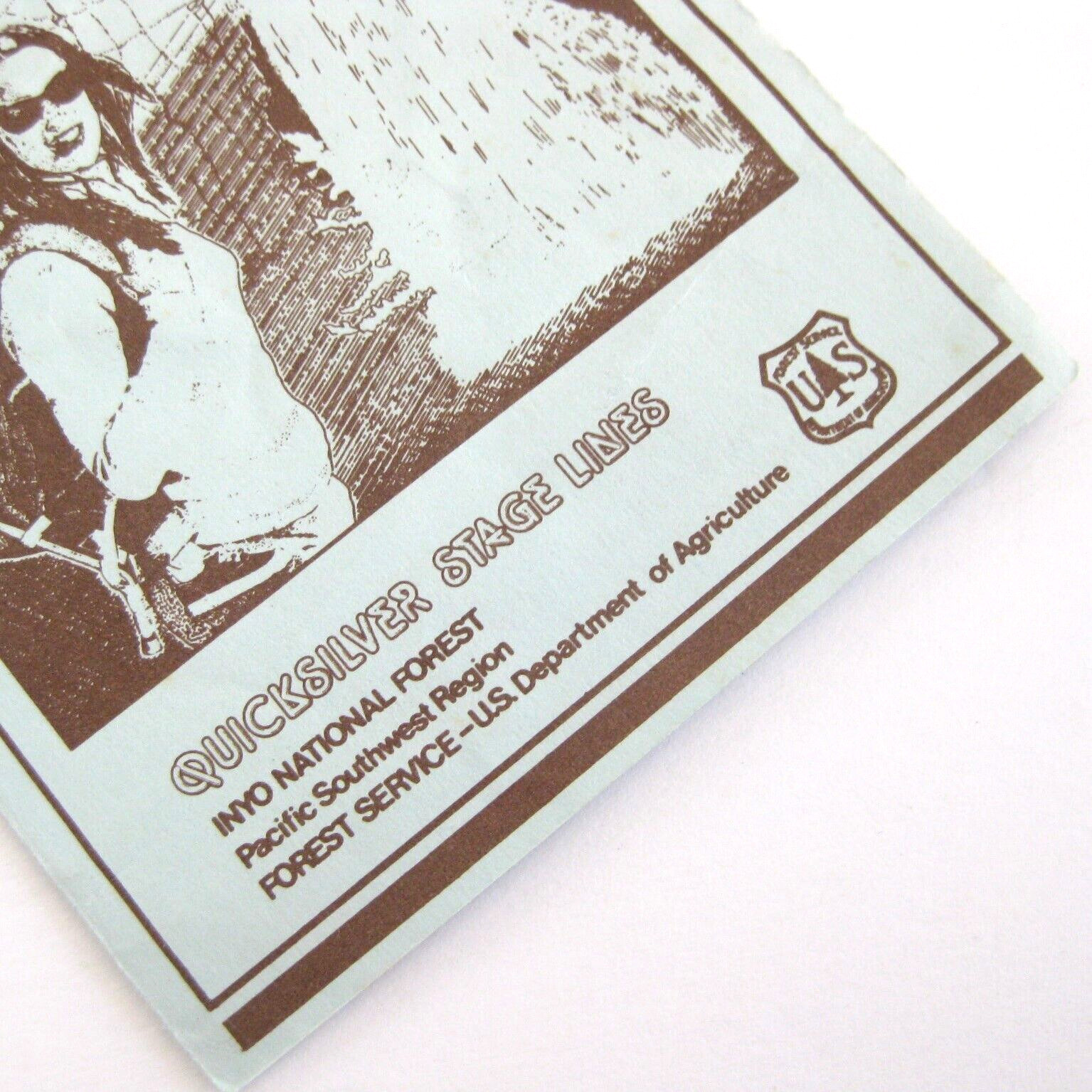 Inyo National Park Reds Meadow Devils Postpile Shuttle System Hiking Vintage 83
